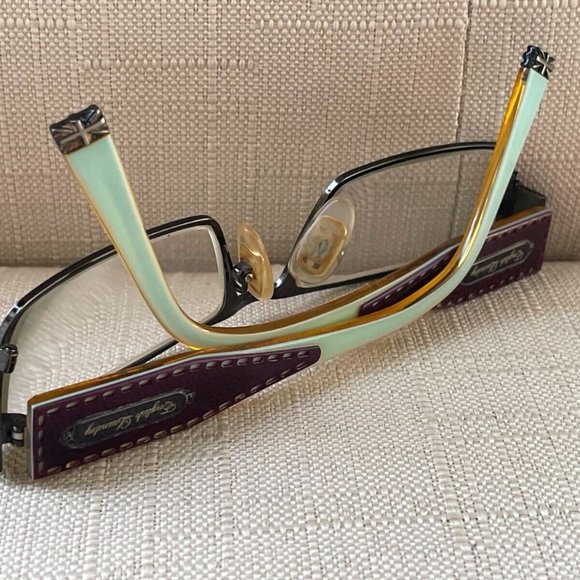 English Laundry Women Eyeglasses Frame Black/Grape Tone Glasses UNA 52[]16 135 - Picture 6 of 12